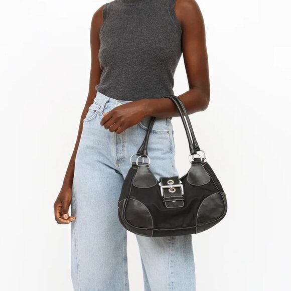 Prada Handbags - Authentic Vintage 2002 Prada Re-Nylon Y2K Purse Tessuto Moon Bag